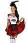 Dirndl rot/weiß