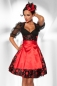 Dirndl schwarz/rot