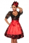 Dirndl schwarz/rot