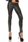 Wetlook-Leggings schwarz