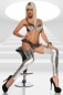 Wetlook-Metallic-Stockings silber