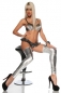 Wetlook-Metallic-Stockings silber