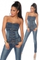 Jeans-Overall blau