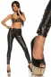 Wetlook-Leggings schwarz