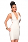 Echtes Bandage-Shape-Kleid creme