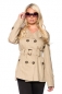 Trenchcoat kurz beige