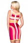 Echts Bandage-Shape-Kleid bunt