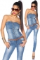 Jeans-Overall blau