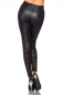 Wetlook-Leggings schwarz