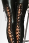 Wetlook-Leggings schwarz