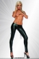 Wetlook-Leggings schwarz