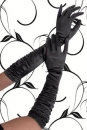 Satin-Handschuhe schwarz