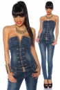 Jeans-Overall blau